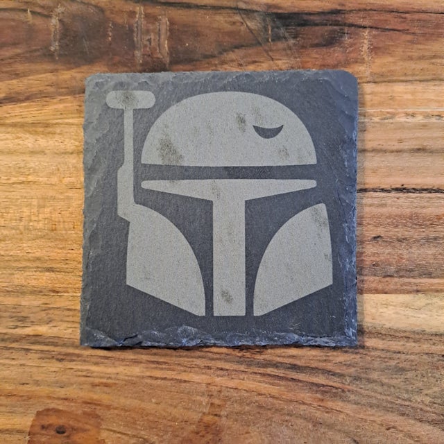 Slate Coasters Star Wars MB Laser Designs